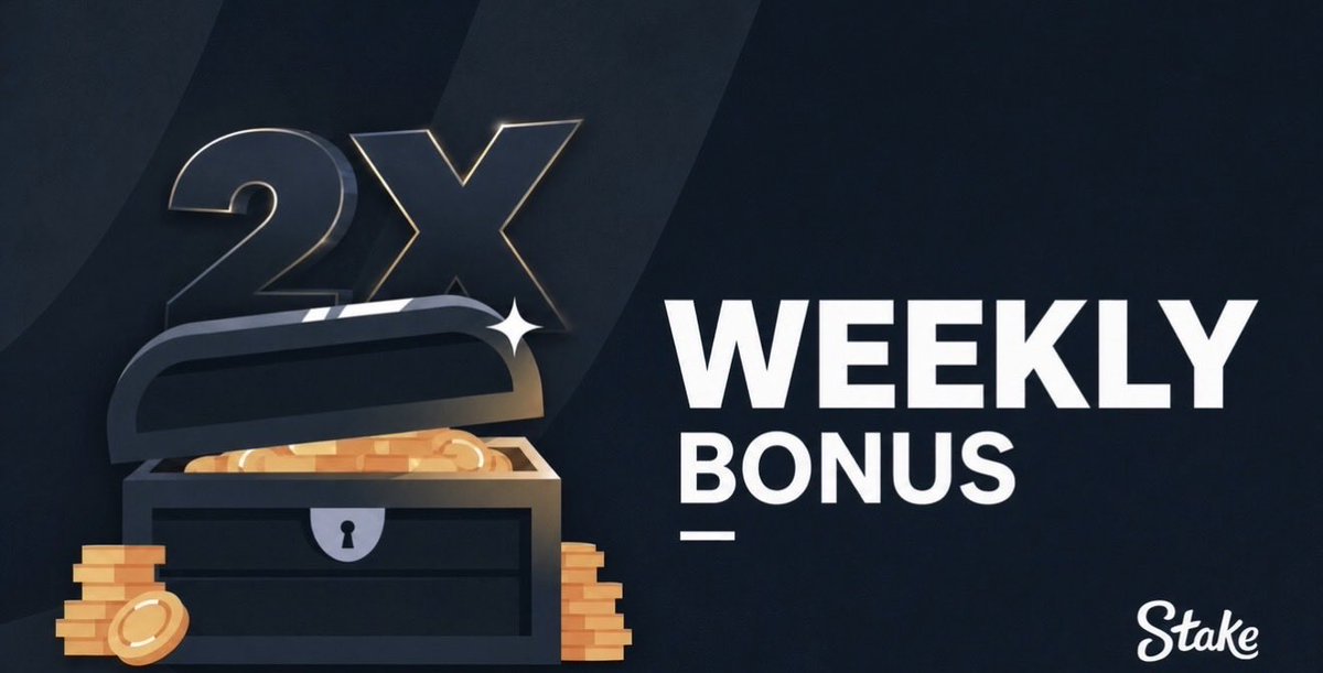 PoeticVIP's tweet photo. Let’s go! @stake weekly is out! 💰

We’re 2xing 3 lucky players weekly bonuses!

Like, RT, &amp; Reply with your stake username! 👇 https://t.co/TpUWu56SEG