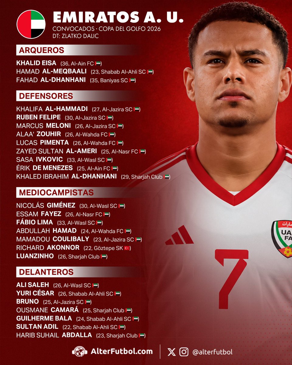SaudiPros1's tweet photo. بما ان منتخب الامارات صاير حديث الساعه في بطولة الخليج راح اتكلم عن تفاصيل ماهي مخفيه عن احد ..

(مشروع الامارات )

الخطة بدت من 2018 تم سن قانون من رئيس الدوله بمنح الاقامه لجميع منهم دون سن 20 سنه للاستفاده منهم .

النتائج راح تبان بعد 6-7 سنوات 
والفوائد بعد 10 سنوات بعد تصحيح الاخطاء 

حالياً والسنة هاذي تحديدً منح الاقامة الي 85 لاعب 

منتخبهم الشاب يوجد عندهم مهاجم الماني (يان مولر ) 19 سنه مهاجم هوفنهايم الالماني تحت 23 سنه عملاق بطول 197سم 

وحارس ايبسوتش تاون الانجليزي 
حصلو على الجنسيه ويلعبون لشباب الامارات حالياً 

اما عن اللاعبين في دوريهم حدث ولاحرج عن مجموعه كبيره من الاجانب اللي بعد سنة او سنتين سوف يمثلونهم بمستويات عاليه افضل من الموجودين حالياً

اما عن استقطاب اللاعبين الممنهج والاختيارات الذكيه 
تم استقطاب هذا الموسم لاعب منتخب الارجنتين تحت 19 سنه 
بعمر 18 سنه قيمه سوقيه تصل الي 4 مليون دولار في هذا السن 
واستقطاب لاعب منتخب البرازيل تحت 18 سنه 

مشروعهم مشابه للي تسويه كندا وشفنا منتخب كندا صار مرعب 

هذا ليس تعييب في تجنيسهم لهم كامل الحق طالما القانون يسمح بذلك دول مثل استراليا والولايات المتحده تنتهج نفس طريقة التجنيس من فتره طويله في جميع الرياضات 

لكن الجار صار الوضع صعب اللعب معه استعان بجيش من اللاعبين الجاهزين من عدة دول 
وحنا كارهين لفكره التجنيس