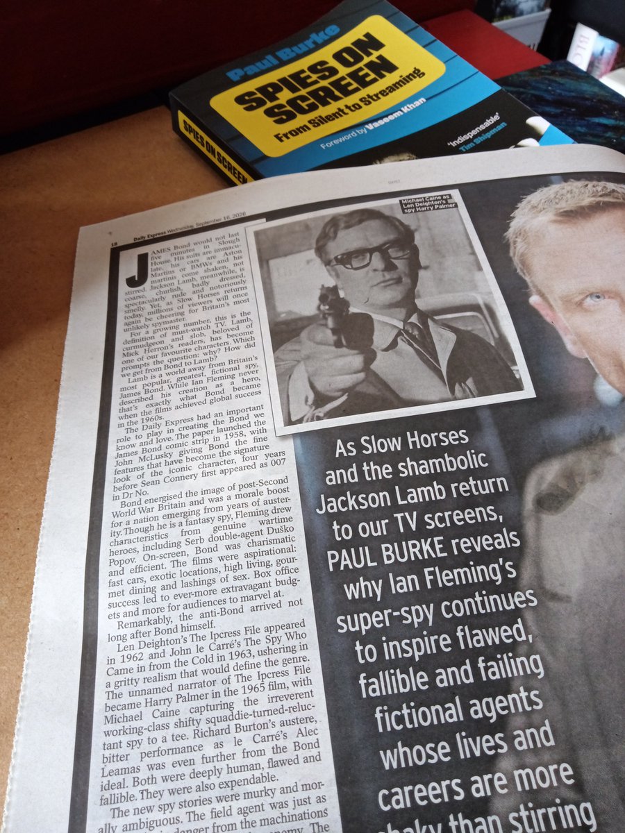 Paulodaburka's tweet photo. There are a few early copies of Spies on Screen available at https://t.co/lIhVtV8oAS
#SpyFilm #ColdWarCinema #SpiesonScreen @CrimeTimeUK @OldcastleBooks
@BarryForshaw3 @VictoriaSelman @NolanDom @AlecMarsh @DouglasSkelton1 @JoelNedecky
Article https://t.co/FcFuYgDyLZ https://t.co/Ftv33k9xFA