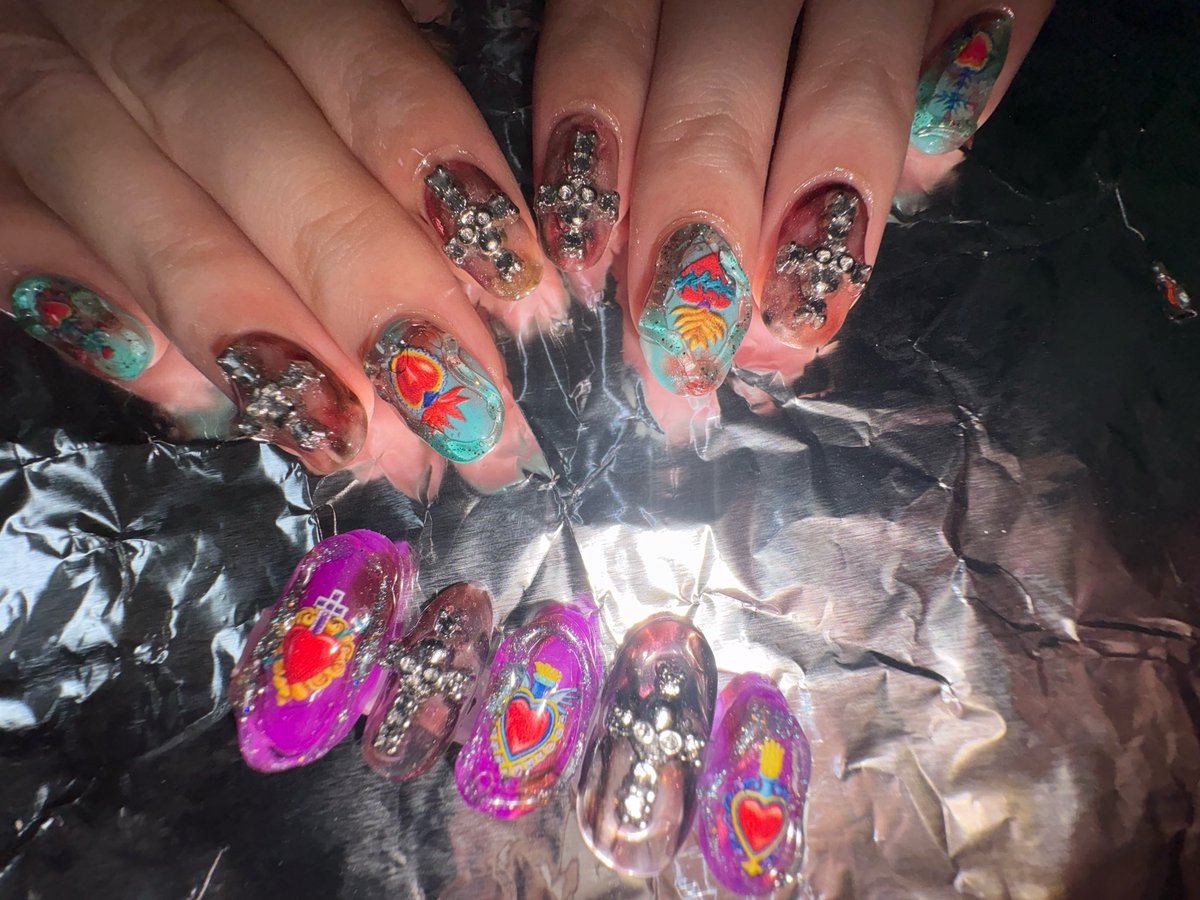 nen_nail's tweet photo. 🥶🥶🍄Halloween🍄🥶🥶

꧁  ꧂ご予約受付中꧁  ꧂
https://t.co/PC1Fs9u0yL

担当:ちねん

 #念ネイル https://t.co/ZjtzzQDqF1