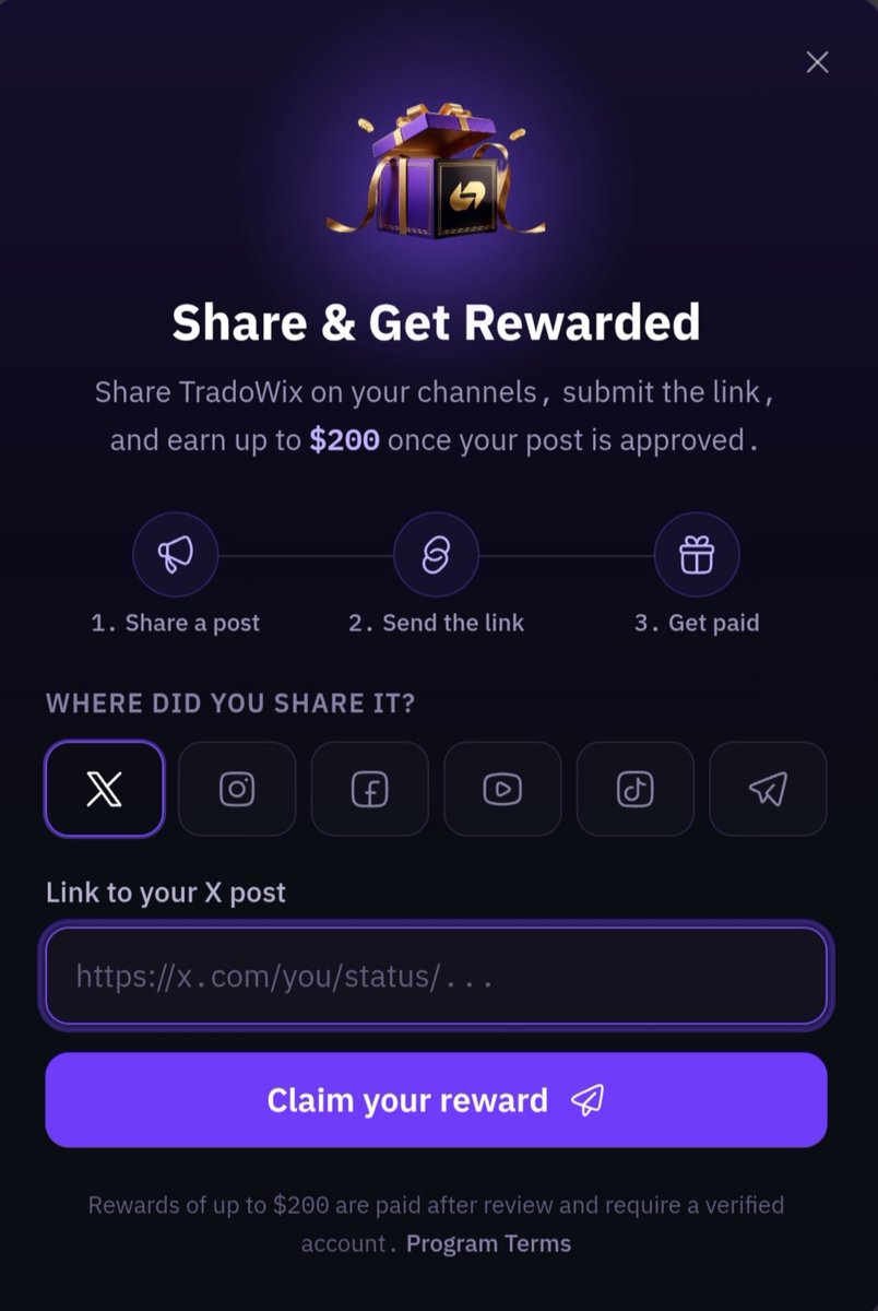 pillpoll_'s tweet photo. Just found this on TradoWix π
Theyβre currently doing a sharing campaign where you can get rewarded for posting about TradoWix.
Apparently the reward can go up to $200 depending on the post. Not bad tbh π
Might as well give it a try.
#TradoWix https://t.co/YN08LMXeaq