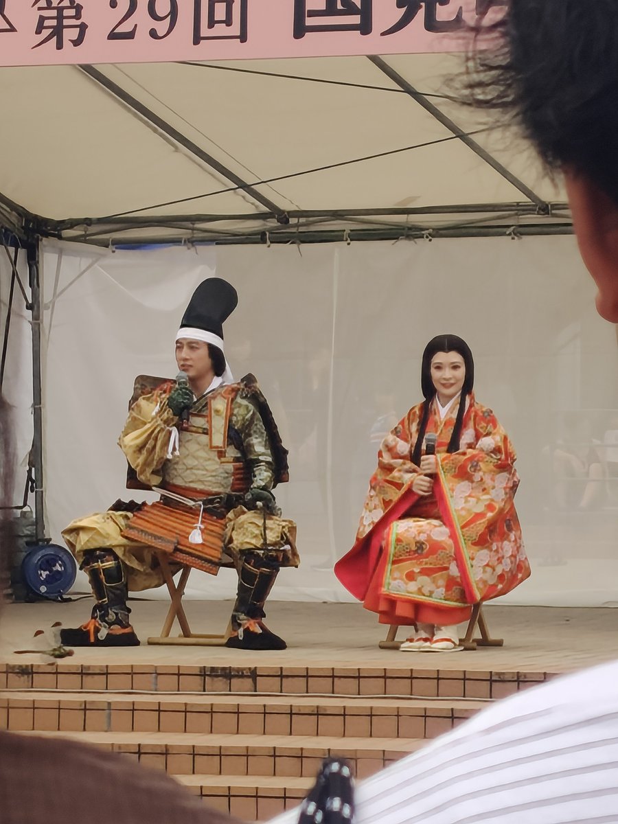 clapsfuku's tweet photo. 9月23日(水)
国見町で開催された【義経まつり🐎】に出演しました！
今年の義経公は溝端淳平さん、静御前は優希美青さんでした😊

一部ではありましたがコラボパフォーマンスもさせて頂きました✨️
応援ありがとうございました︎🌟

 #福島チアリーダーズ
 #国見町
 #義経まつり https://t.co/o1K8Qb4a8B