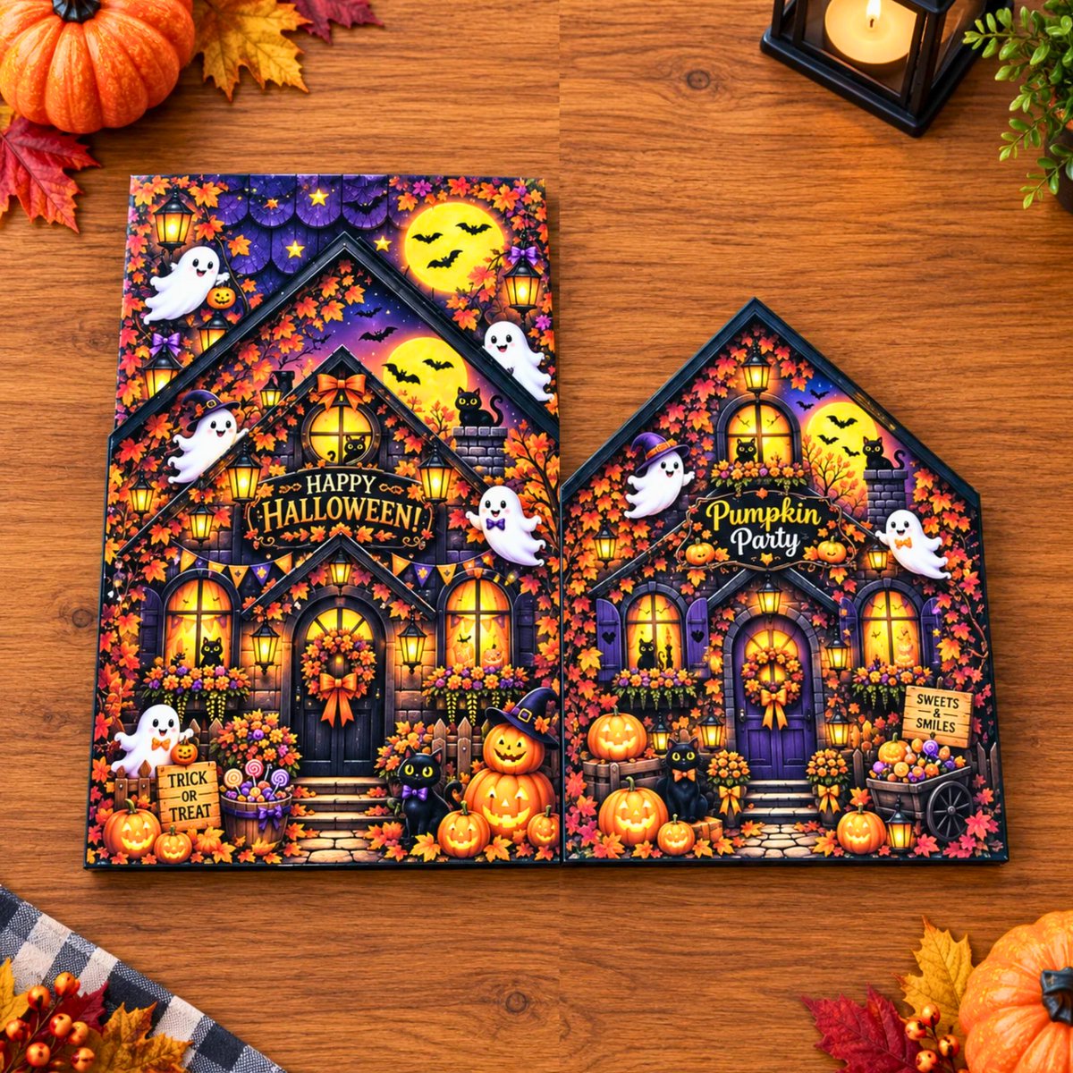 biswajitdutta83's tweet photo. Pumpkin Party Haunted House Foldable Greeting Card | Halloween Printable | Spooky Celebration Card https://t.co/o4VgqtP8CF via @Etsy https://t.co/aybSAAFGSV