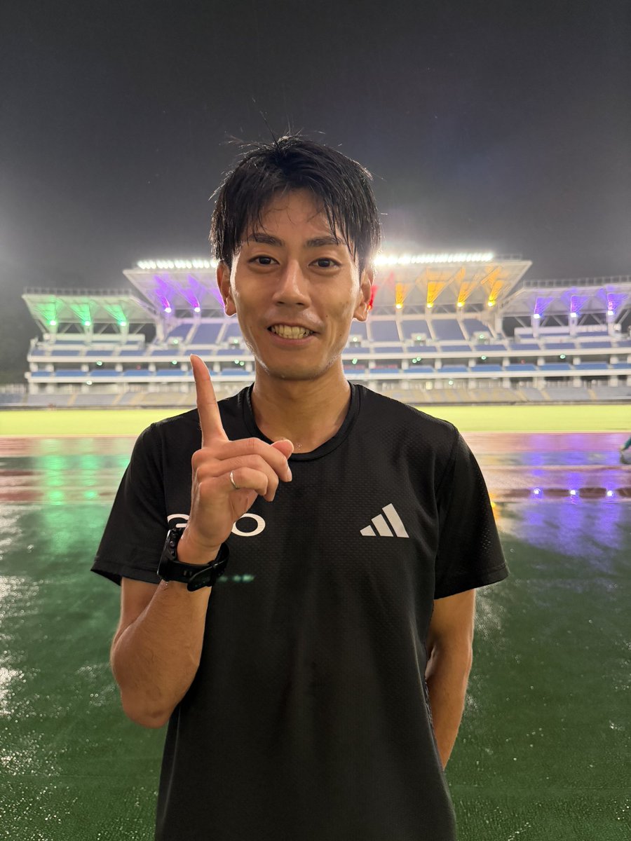 GMOrunningteam's tweet photo. #小野知大 ＠726_chihiro22 選手のレースの模様をお届け🏃

【第20回絆記録挑戦会】
⏱️ 13:58.80

引き続き熱い応援をよろしくお願いします📣🔥 https://t.co/IApl4h6h7i