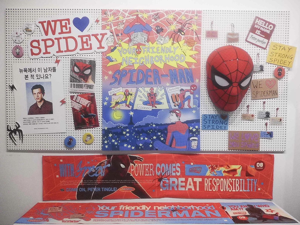 13wcx4's tweet photo. #스파이더맨 #WES2SPIDEY
 피터파커와 피터파커를 사랑하는 사람들로 가득찬 공간♪ 엄청나게 잘 꾸며져있고 굿즈도 귀여웠어요🕷️🕸️ 그리고 음료가 생각보다 맛있음 https://t.co/K4IR53JVJX