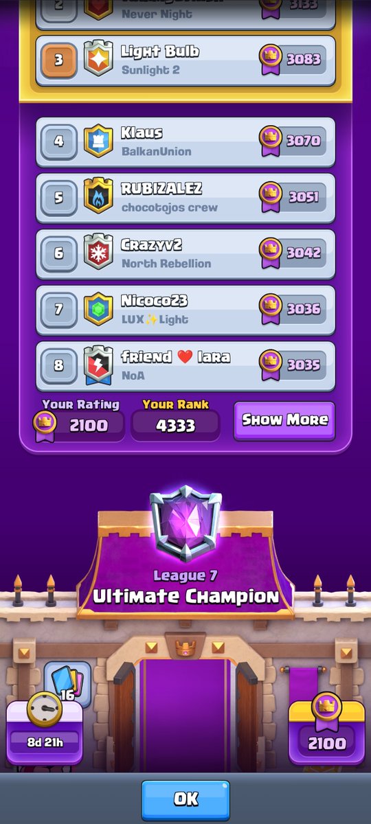 Player_1087's tweet photo. @not_microphone Im honestly inlove with these versions,but  keep the pekka on top ladder nice work man, and could i add you maybe? https://t.co/7L5ouUImO2