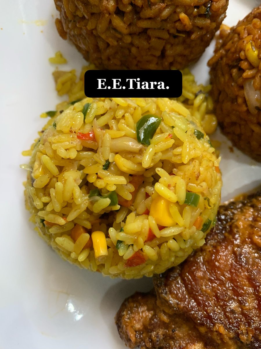 ByChefTiara's tweet photo. If you’ve been looking for good party Jollof or fried rice, hiiii.

I make both fresh and they’re available for orders, parties and events.

Send me a DM whenever you’re ready to order. https://t.co/PG6dbEuV8I