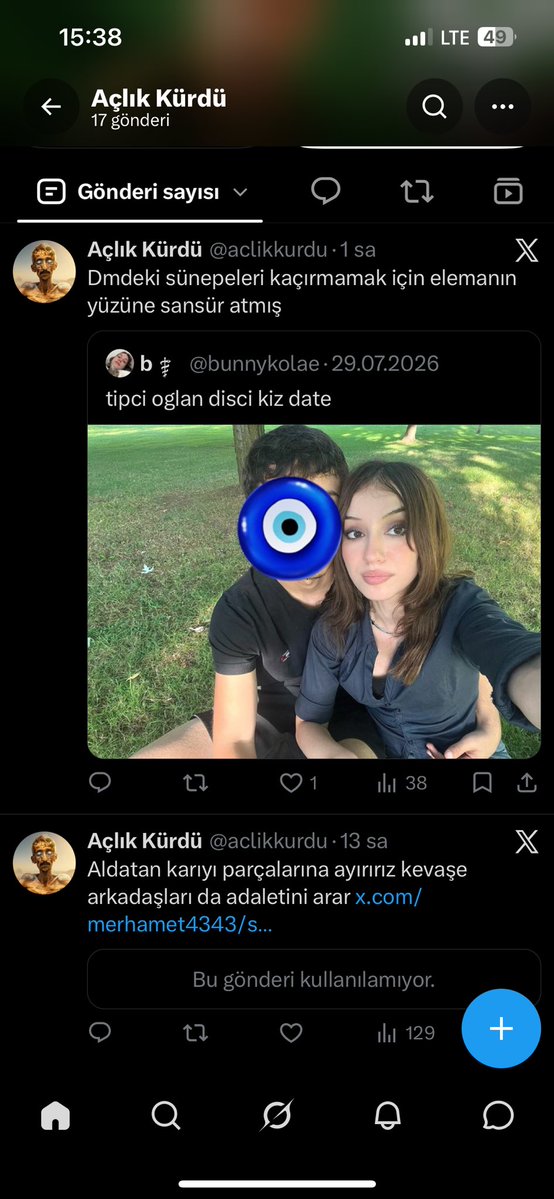 deniseinfloww's tweet photo. @MrWilford098 @aclikkurdu Soyle bir inceli muhatapa alip cevap vermene bile gerek yok https://t.co/4atqhpxJph