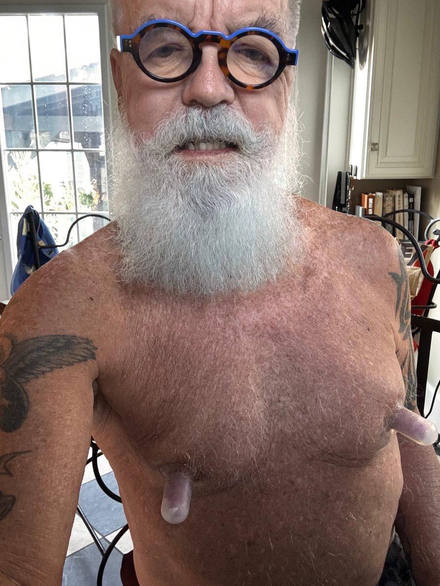 mvan0705's tweet photo. @DavidBrien2022 @Luxistrike77 Love my TTO45 XXXL suckers.  Thanks for the tips on my nips!! https://t.co/aITe82HI1T