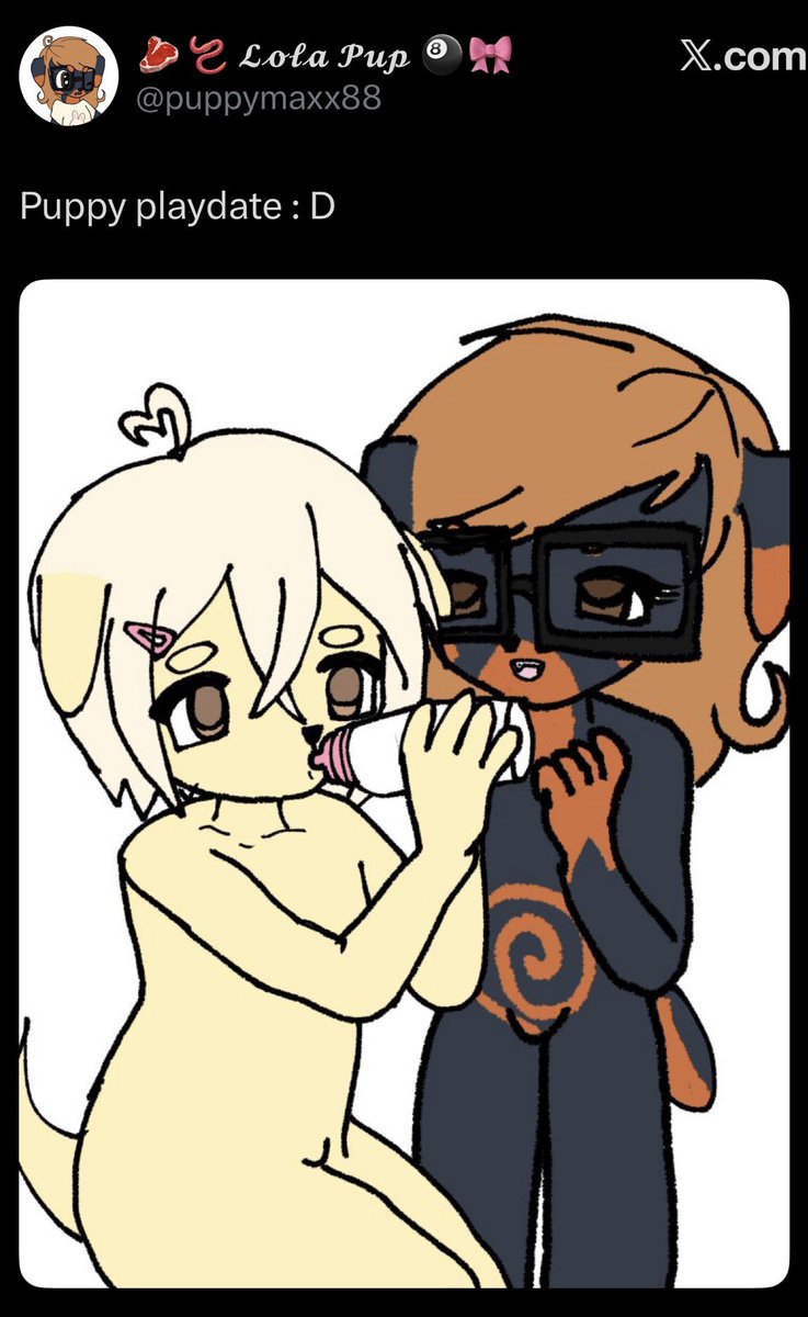 lastvvaIentines's tweet photo. @puppymaxx88 @torielpawjob1 dont laugh at whatever the fuck this is for 10 minutes challenge https://t.co/zoUfrCEWHV