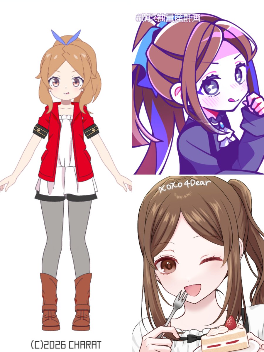 roka_syk's tweet photo. とあるキャラのリデザしようかなと描き描き。真ん中分けのポニテで下ろすとふわロング？　2枚目はメーカーをお借りして、服どんなにしようかなー https://t.co/mkF9Qwyczb