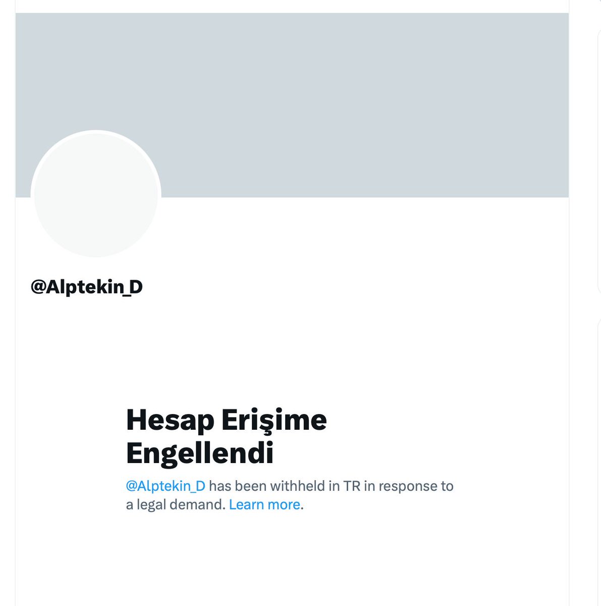 alptkndrsunoglu's tweet photo. Kullanmakta olduğum hesabım herhangi bir hukuki gerekçe gösterilmeden erişime engellendi. https://t.co/NCIhj9J4cW
