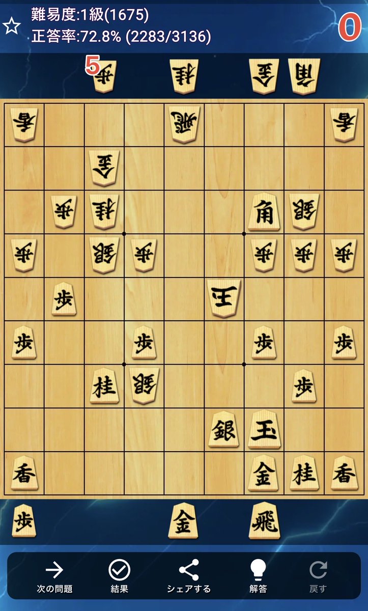 rangeo1999's tweet photo. 9月25日　将棋毎日詰めチャレ268日目
今日の成績 9-1レート1885(+12)
反省点
・初手が見えてこない焦りからか、玉の逃げ道から考える手順を怠ってしまった。 https://t.co/xWZIcw74LF