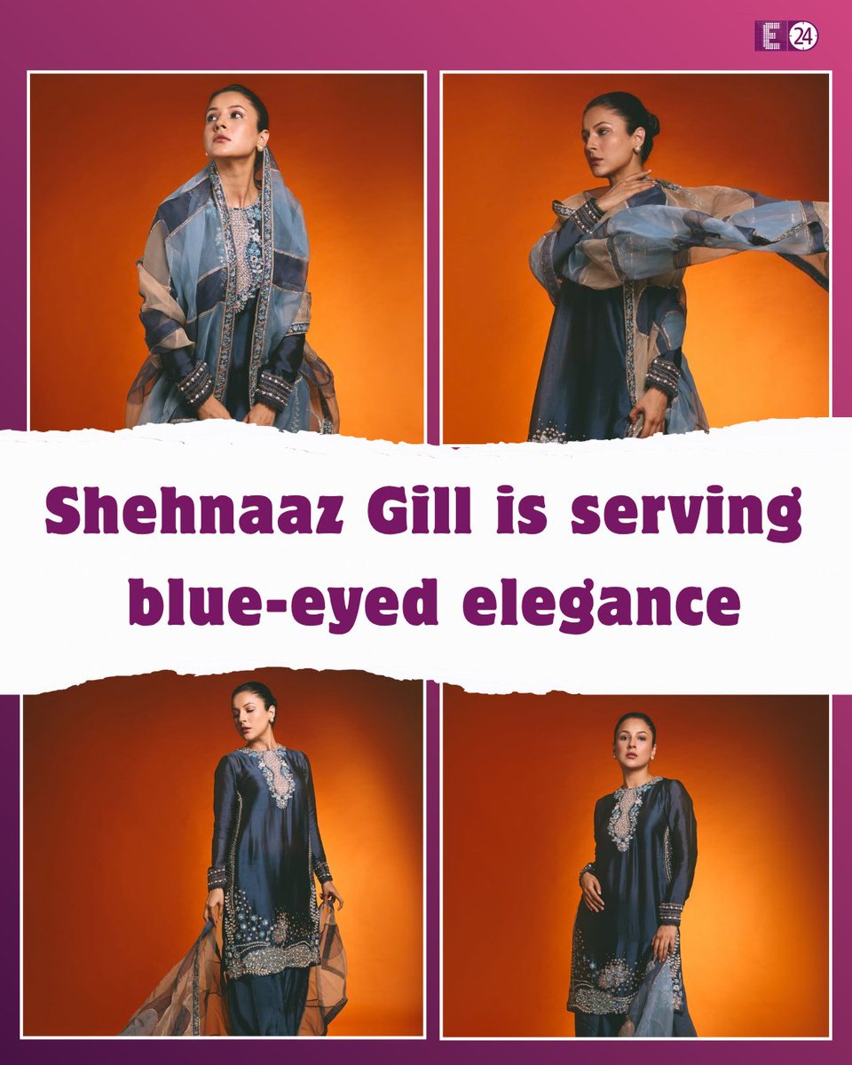 E24bollynews's tweet photo. Shehnaaz Gill turns heads in a stunning blue ethnic ensemble, serving elegance and effortless style. Her latest pictures beautifully capture her graceful festive fashion and charm.
.
.
.
#ShehnaazGill #ShehnaazGillStyle #EthnicLook #CelebrityFashion #BollywoodStyle #DesiLook #e24

Shehnaaz Gill, Shehnaaz Gill Ethnic Look, Celebrity Fashion, Bollywood Fashion, Traditional Look, E24