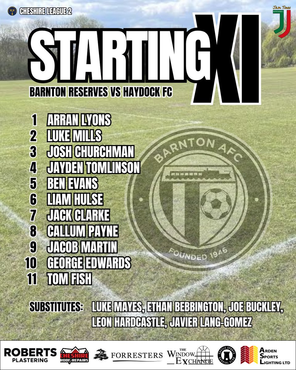 Barnton_AFC_Res's tweet photo. Starting XI… ⚫️⚪️ https://t.co/Kq48M3MGRe