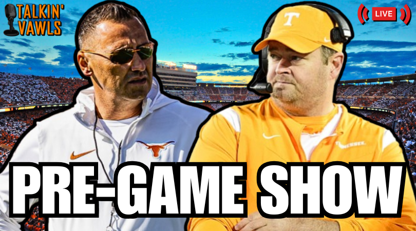 TalkinVAWLS_pod's tweet photo. Wake up because it's GAME DAY!  Join us LIVE at 11am ET for our weekly pre-game show and we'll get you ready for #1 Texas vs #14 Tennessee!  Don't miss it!

Link in comments https://t.co/vzvZHYC8sS