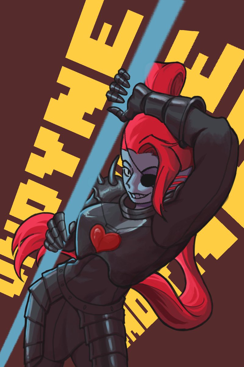FaFa70707's tweet photo. #undertale 
Undyne-Undying https://t.co/YABmJh9m7z