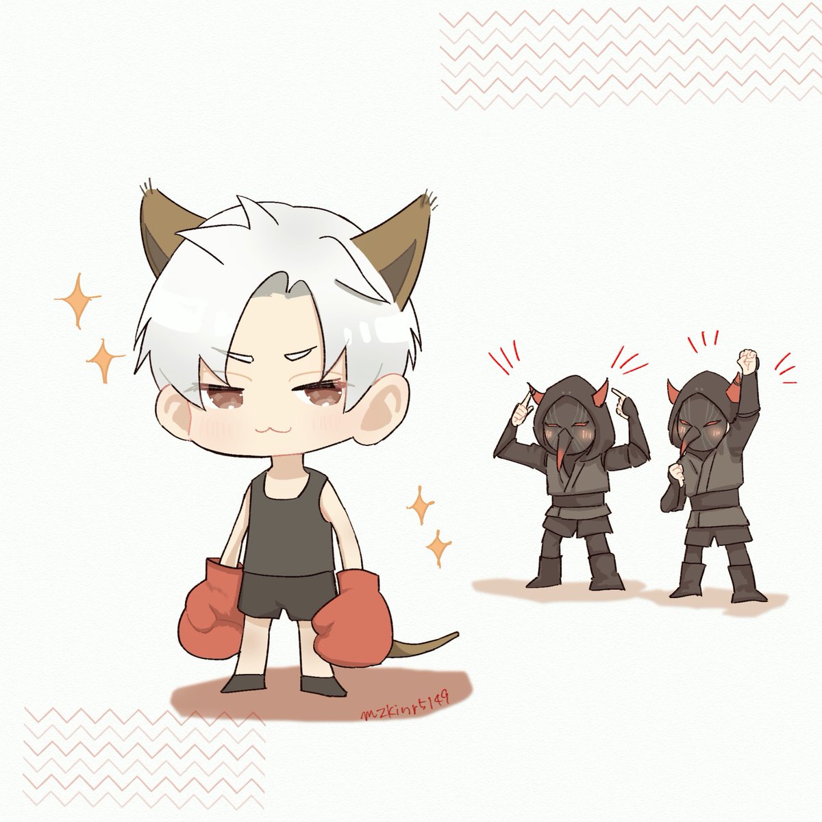 mzkinr5149's tweet photo. 「カッケェ〜✨ボス〜！！」
「お揃いですねボス〜！！」 https://t.co/1vuqs1SeWT