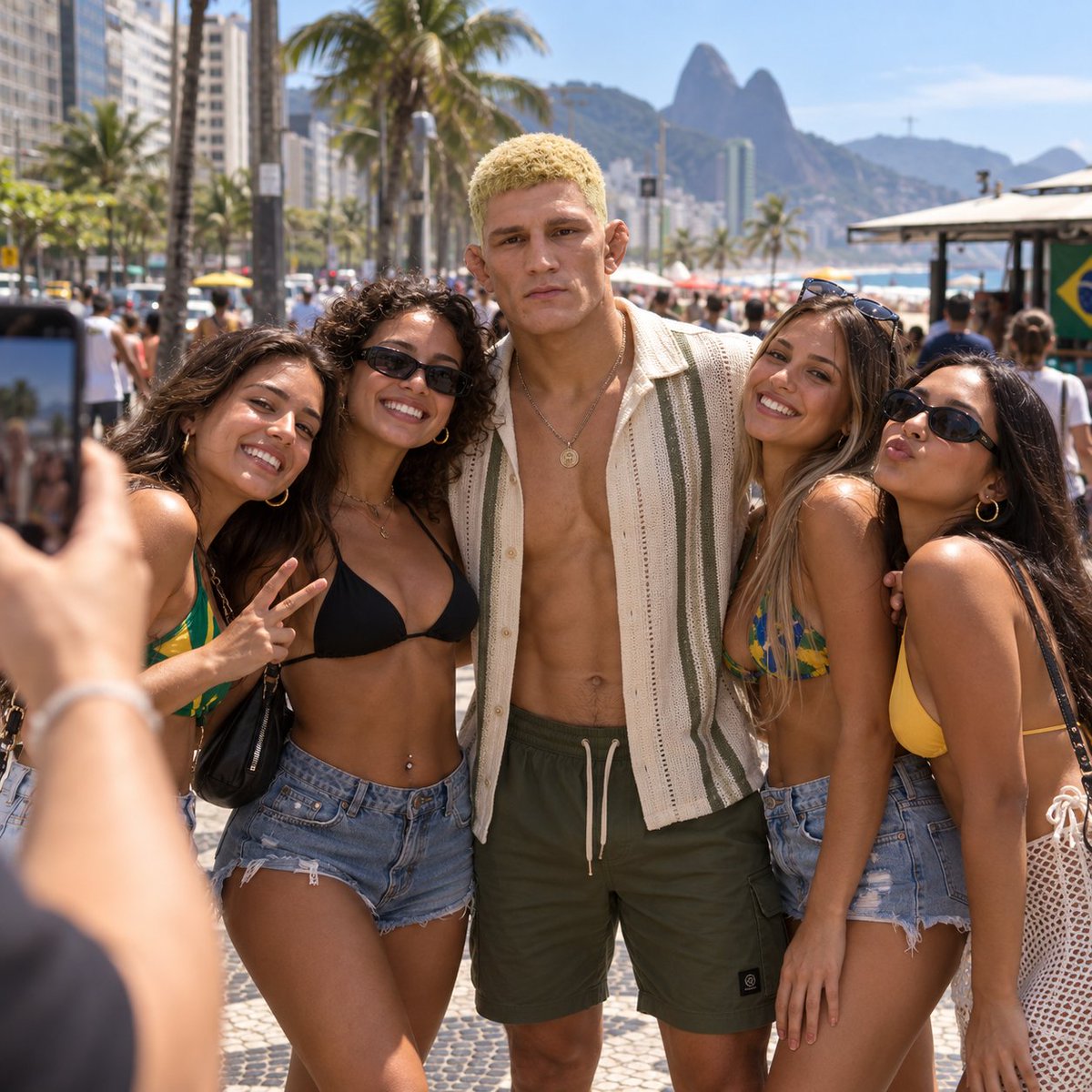 RealThotifyCEO's tweet photo. A True Champion always has a moment for the local thots, no matter how dialed in he is!

Raphael Fernandez had a great time out in the streets of Rio today! https://t.co/UAhjk66WSu