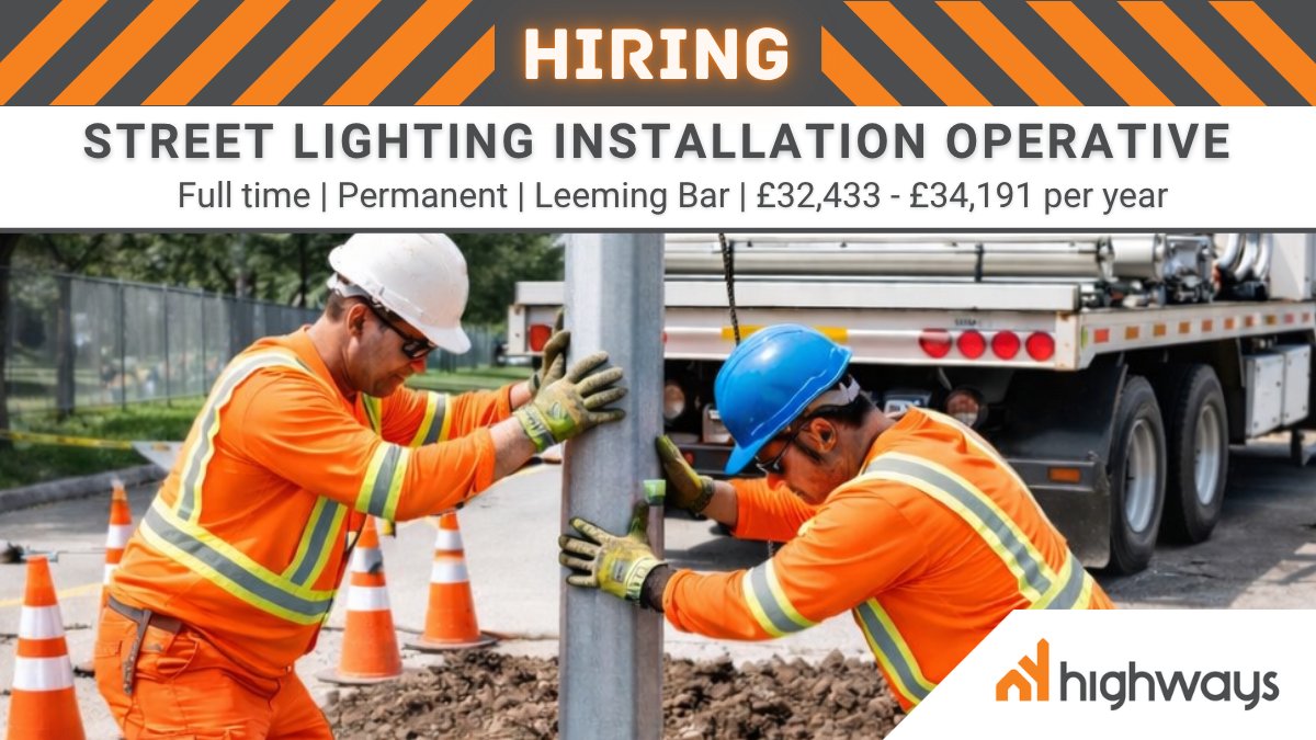 NycjobsUk's tweet photo. Like working outdoors and getting stuck into real, physical work?

Apply now! https://t.co/CpxVh1kmNU

#StreetLighting #HighwaysJobs #GroundworkerJobs #ConstructionJobs #LGVDriver #InfrastructureJobs #LeemingBarJobs #NorthYorkshireJobs https://t.co/IpBlmj9p5O