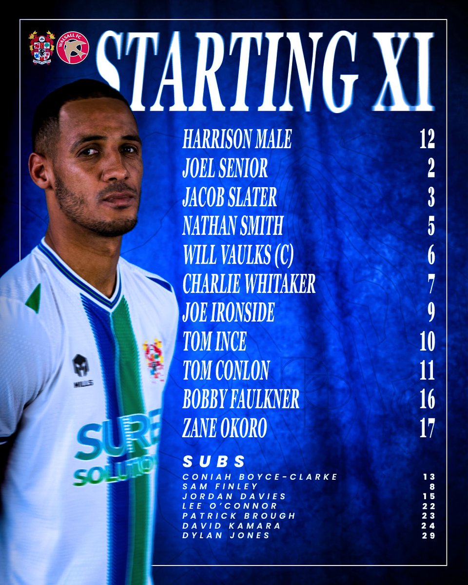 TranmereRovers's tweet photo. 👥 𝐓𝐞𝐚𝐦 𝐍𝐞𝐰𝐬

Here's your Rovers starting XI for today's game against Walsall.

#TRFC #SWA https://t.co/IIrTVn6EAP