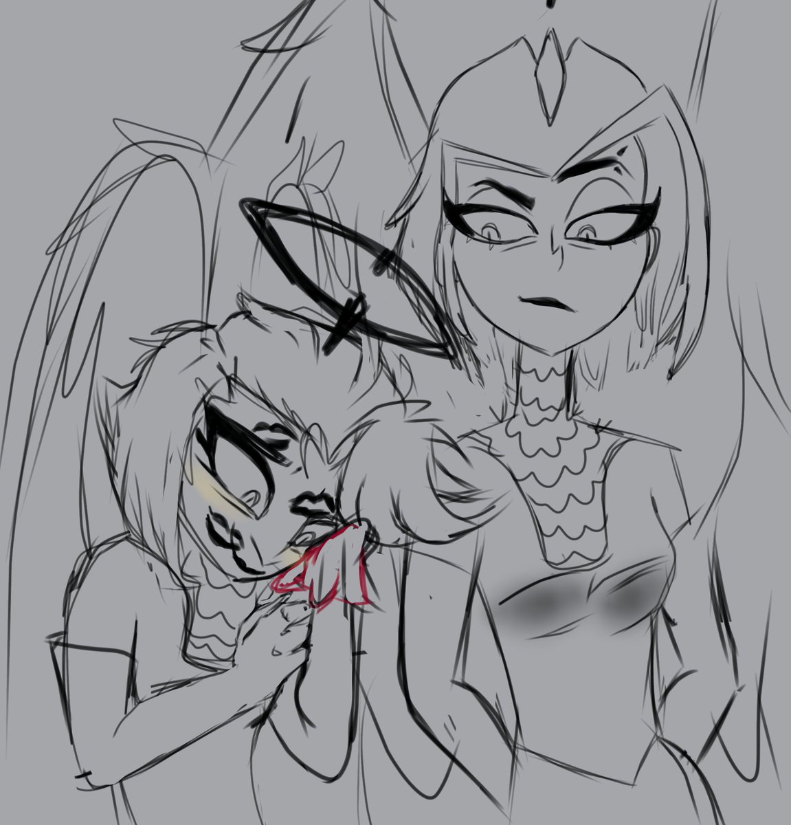 Inabory0672's tweet photo. Guys,I'm sorry for posting my last artwork so late. I was dealing with some pretty painful period cramps and a headache, so I kept putting it off. But I’m finally feeling better now, so I’ve started drawing again!
#Fallenwings  #Staticblade https://t.co/IH5ABX6J4d