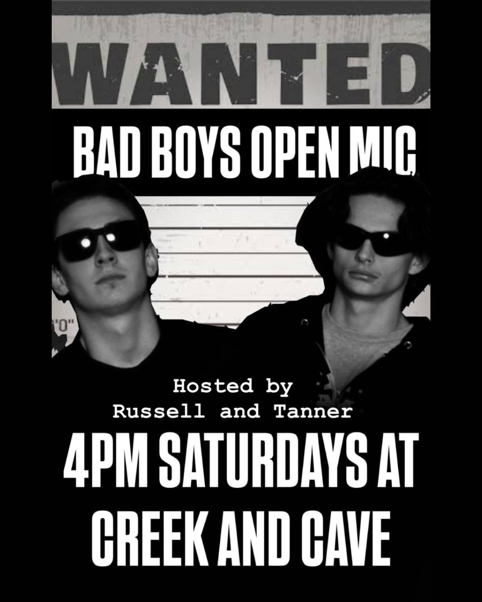 creekandcave's tweet photo. It's a perfect day to laugh at the comedy club all day long 👏 Today we've got the Bad Boys Open Mic at 4pm, BILT Neighborhood Comedy at 5pm, Creek Featured at 7pm + 9pm, FREAKY with .@britneyled at 11pm. Grab your tickets: https://t.co/dajJCW0EmH https://t.co/a6C7rZuF0b