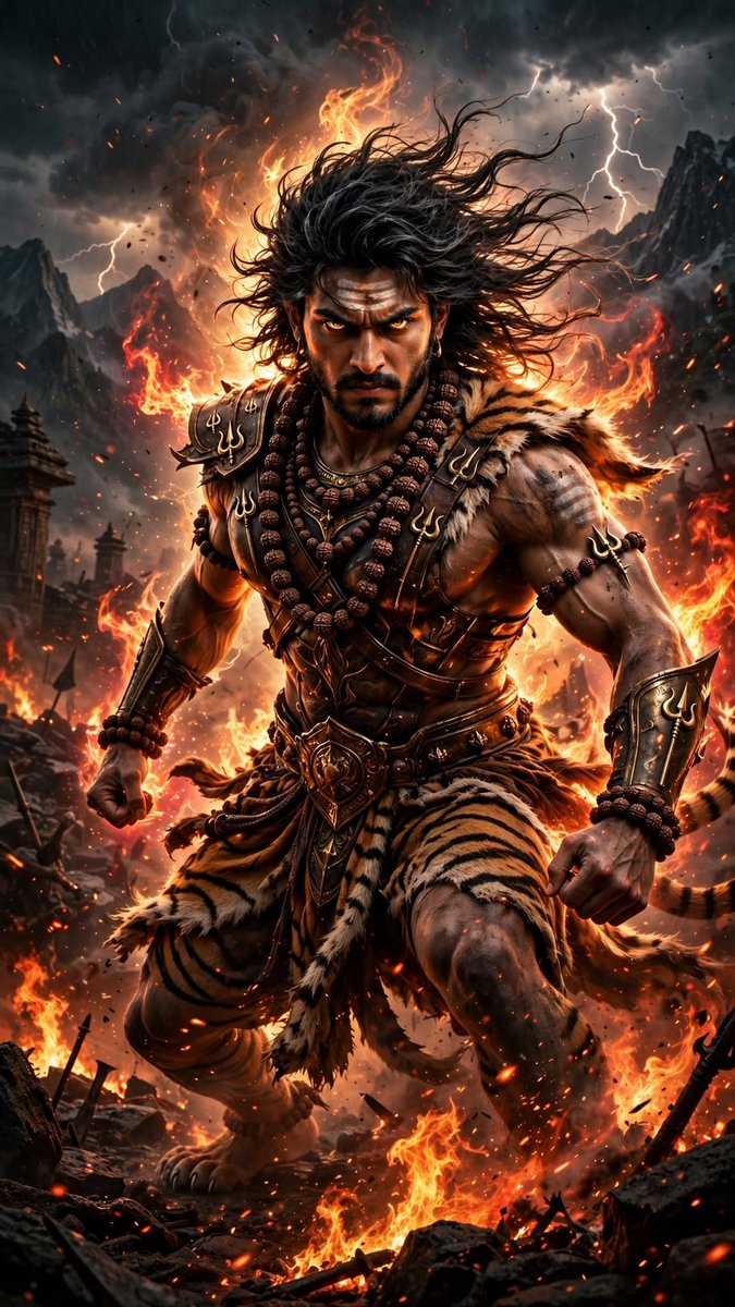 DoliSahadad's tweet photo. 🔥🔱  Veerabhadra Rises. ⚡
#Veerabhadra #Mahadev #LordShiva #DivineWarrior #HarHarMahadev #Mahakal #Shiva #SanatanDharma #HinduMythology #IndianMythology #AIArt #AIGenerated #DivineEnergy #EpicArt #Viral #Trending #X https://t.co/8ordk3KlOx