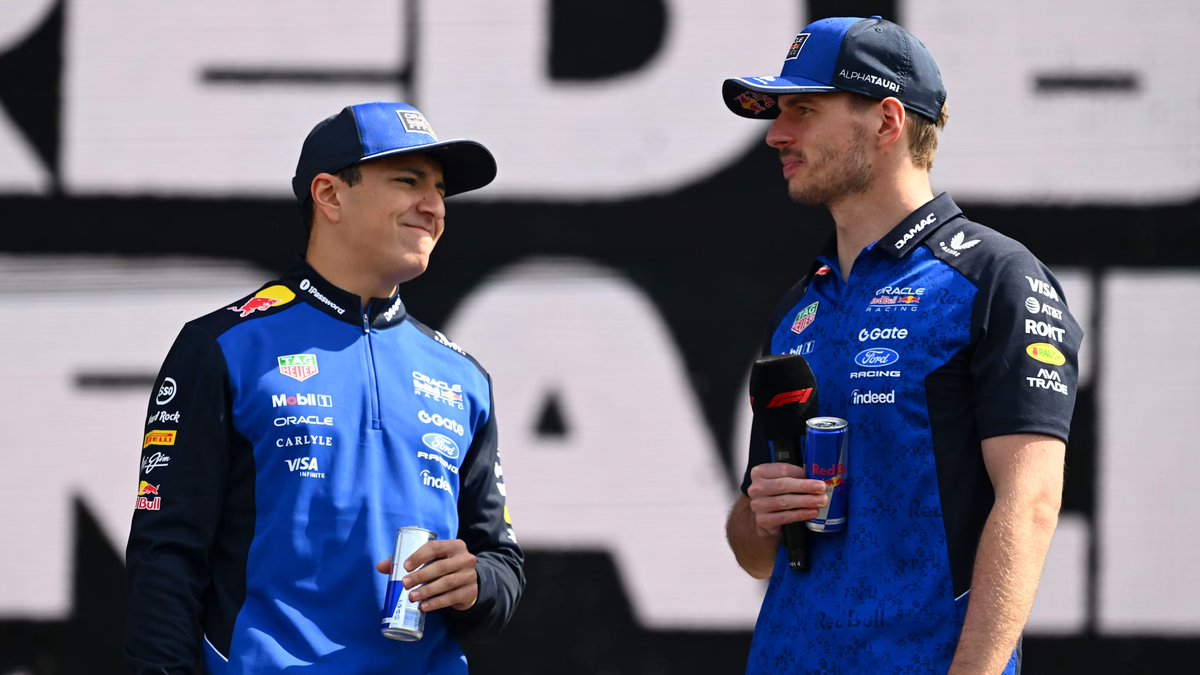 RBR_Daily's tweet photo. We have a double Red Bull podium for the first time since the 2024 Chinese Grand Prix.

To put it into context this team was fighting with Haas and Alpines for points at the start of the season. https://t.co/2mo1Qu8YuW