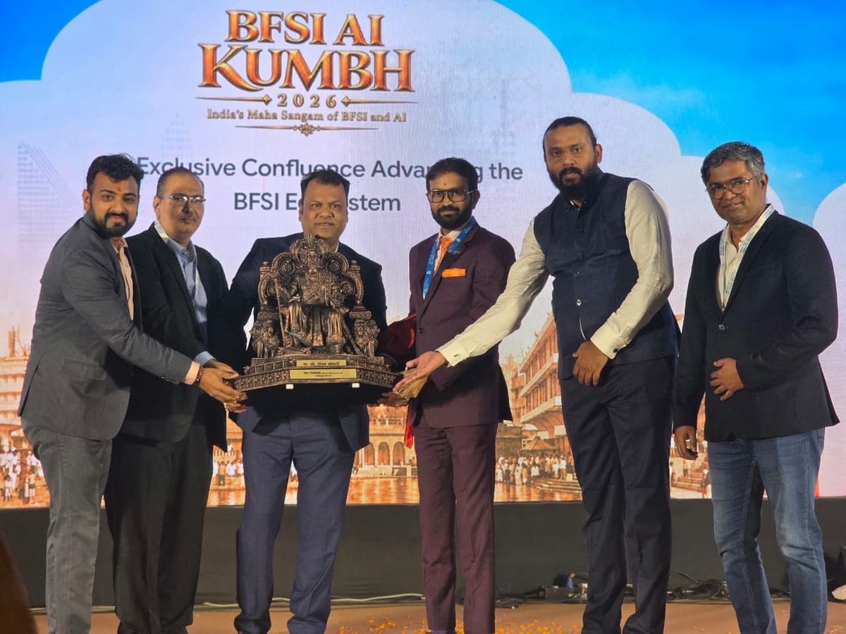 ESDSDataCenter's tweet photo. The Maha Sangam of BFSI &amp; AI has officially begun! ✅

The future of BFSI starts here. 🌊

#BFSIAIKumbh2026 #BFSI #AI https://t.co/kUPpHjyOJW