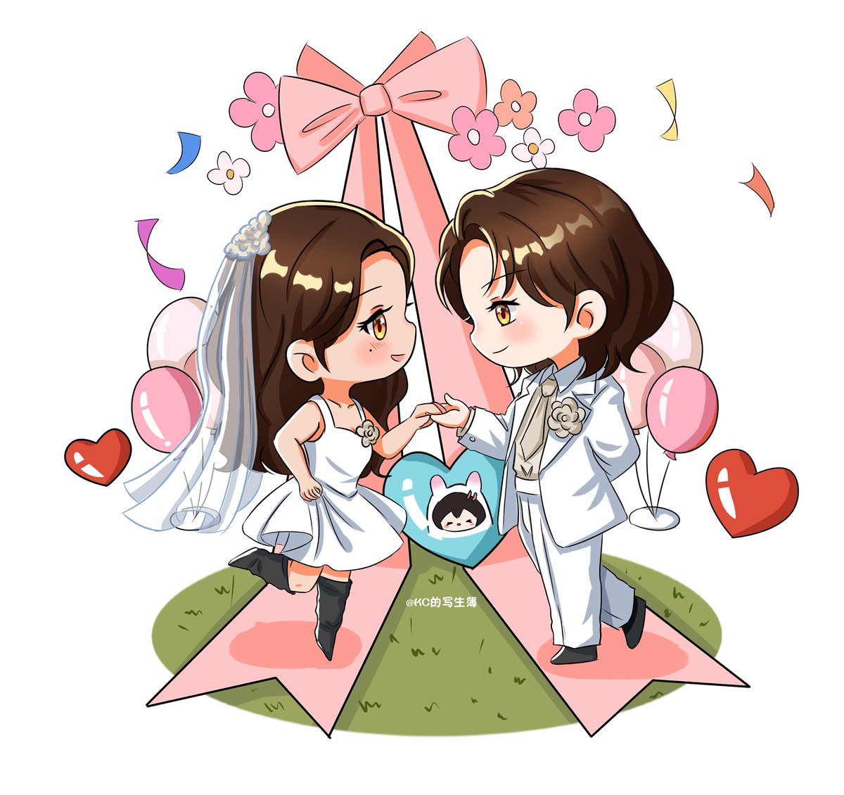 kathychan233's tweet photo. Two-Week Anniversary🎀

#emibonnie #เอมี่บอนนี่  #moonshadow #emi #bonnie #ANY https://t.co/bNJLpUgP47