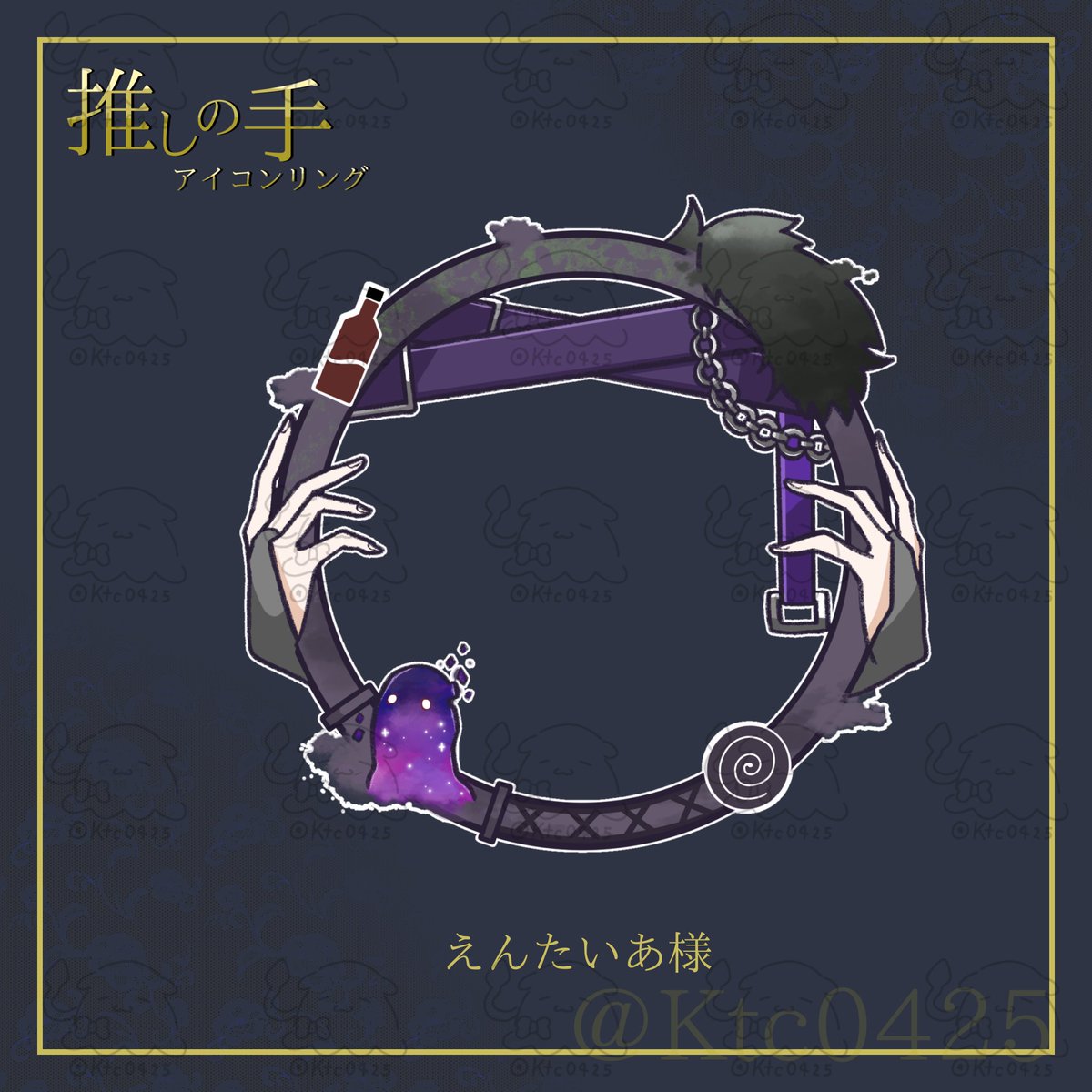 Ktc0425's tweet photo. 🦑納品報告🦑

【推しの手アイコンリング】

小物の色塗り楽しぃ〜〜ｯｯ❣️❣️🥰

 #はにーずあとりえ https://t.co/3wfxxiZ90M