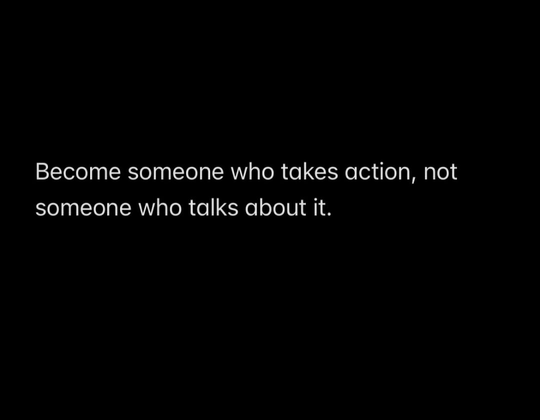 SportsMemely's tweet photo. Less talk, more do. π₯
*Become someone who takes action, not someone who talks about it.*
Results speak louder than plans ever will.
#TakeAction #DoTheWork #Discipline #Mindset https://t.co/k9p1S490hG