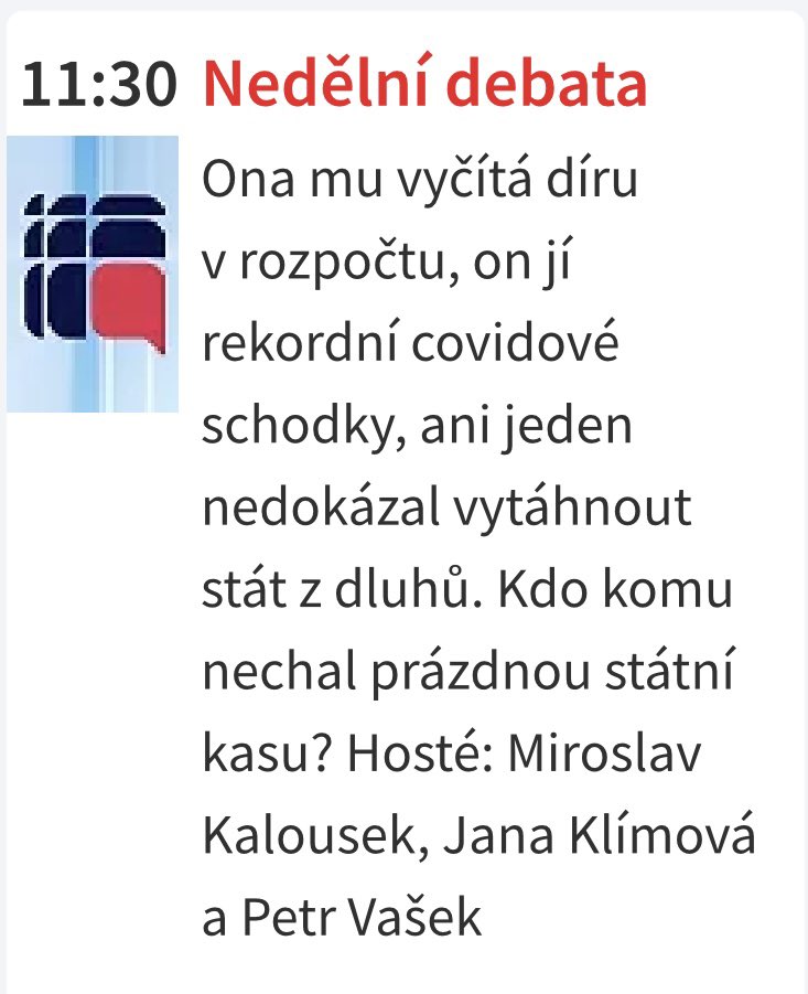 kalousekm's tweet photo. Zítřejší debatu hlavních hostů @alenaschillerov a @Zbynek_Stanjura budeme komentovat s @PetrVaek14 a @klimova_j. Přál bych si, aby nebyla jen o vzájemném obviňování “jak to bylo a kdo za to může”. To je možná mediálně zajímavé, ale nikdo z nás si za to nic nekoupí. Smysl dává pouze debata o tom, “jak to bude a jak z toho ven”.