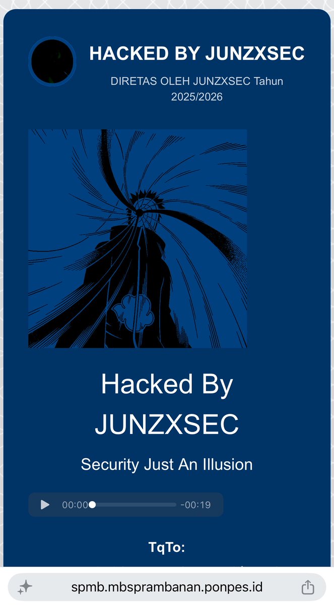 CyberPulse56's tweet photo. ⚠️ SUSPICIOUS WEBSITE ALERT

🇮🇩 Indonesia | Education / Student Admissions

Organization: MBS Prambanan
Service: SPMB (Student Admission / Enrollment)
Affected URL: hccps://spmb.mbsprambanan.ponpes.id/ https://t.co/RiGAPKnAf3
