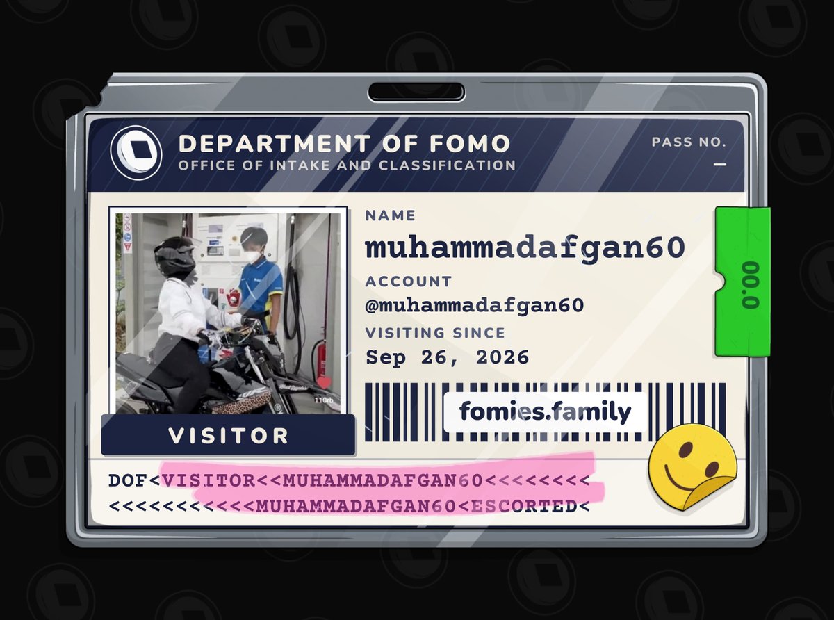 muhammadafgan60's tweet photo. @FomiesNFT goodluck https://t.co/yU5ln1JNoj