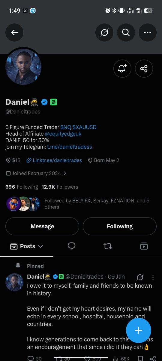 optifx143367's tweet photo. @Danieltrades @berkayglife @EquityEdgeUK @kingstonpips @deartrader__ All done 
12th march https://t.co/lFa6dxMyEI