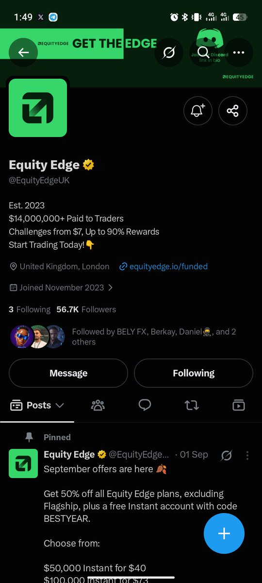 optifx143367's tweet photo. @Danieltrades @berkayglife @EquityEdgeUK @kingstonpips @deartrader__ All done 
12th march https://t.co/lFa6dxMyEI
