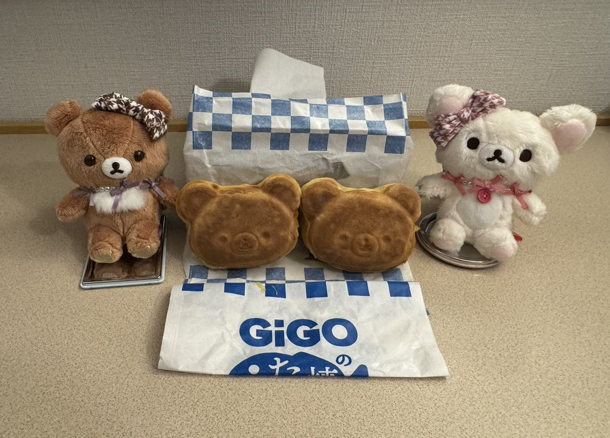 _yk79's tweet photo. リラックマ焼き、今日は二人ともこぐまちゃんだった🐻️ https://t.co/ac5aitjgKF