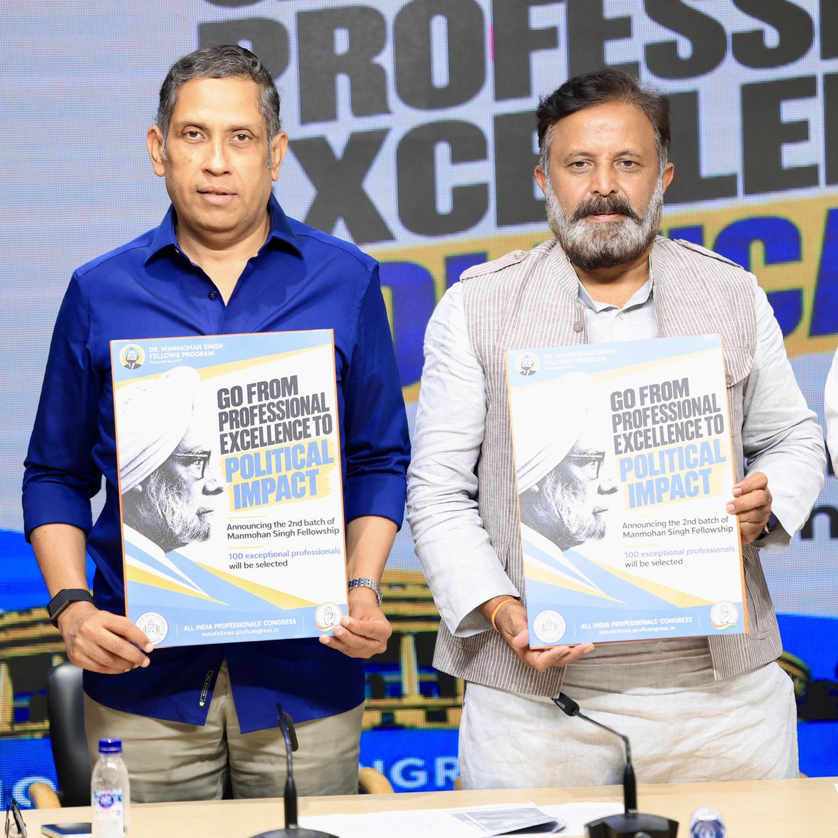 pravchak's tweet photo. On the 94th birth anniversary of my mentor Dr.Manmohan Singh, launched the 2nd &amp; expanded batch of the Dr.Manmohan Singh Fellowship program for professionals wanting to enter politics for the cause of a progressive, modern India https://t.co/pVigrdfjee