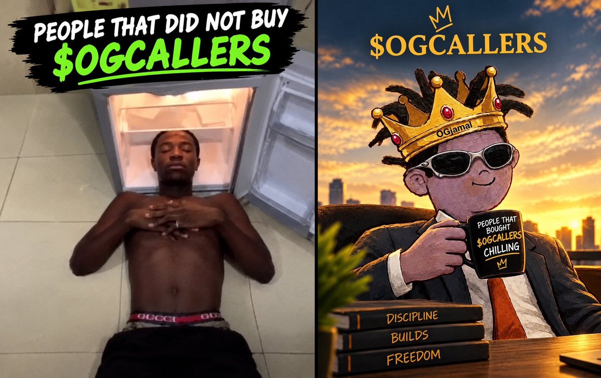 Code_Engr's tweet photo. Bought $OGCALLERS: chilling 😎

Didn’t buy: “Freezer” because you’re already feeling the heat ���😂

Which side are you on? https://t.co/BijIZTwC1v