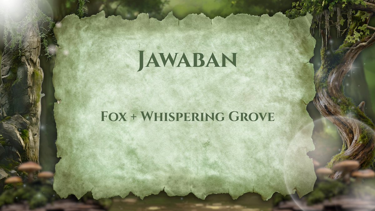 guardVALEWYN's tweet photo. Yang bener "Fox + Whispering Grove". Kalo lokasinya salah kalian +5 aja ya. Yang lokasi bener +10.

Whispering Grove dan Whisperwood Sanctuary beda ya sayangku!

Next 19.53 https://t.co/h7RlxD9Zz5