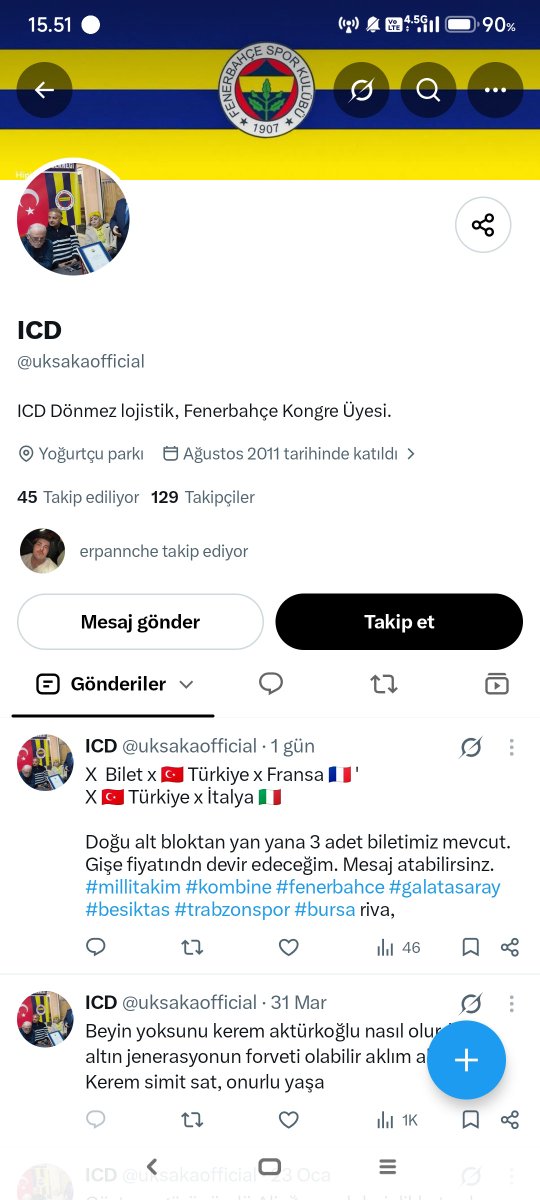 ucbuyuklerbilet's tweet photo. Türkiye İtalya maçına sponsor bilet satıyorum diyip dolandiran şahıs dikkat !
#bilet #biletdevir #biletdevret #kombine #kombinedevir #kombinedevret #millimac #romanya #türkiye #avrupa #kırmızıbeyaz #bizimcocuklar https://t.co/uGHGeo7eO9