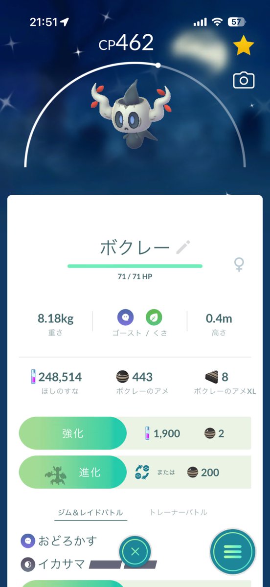 famil___13's tweet photo. 個体値100は出なかったけど嬉しい！
 #ポケモンGO https://t.co/9XoShwXjwi