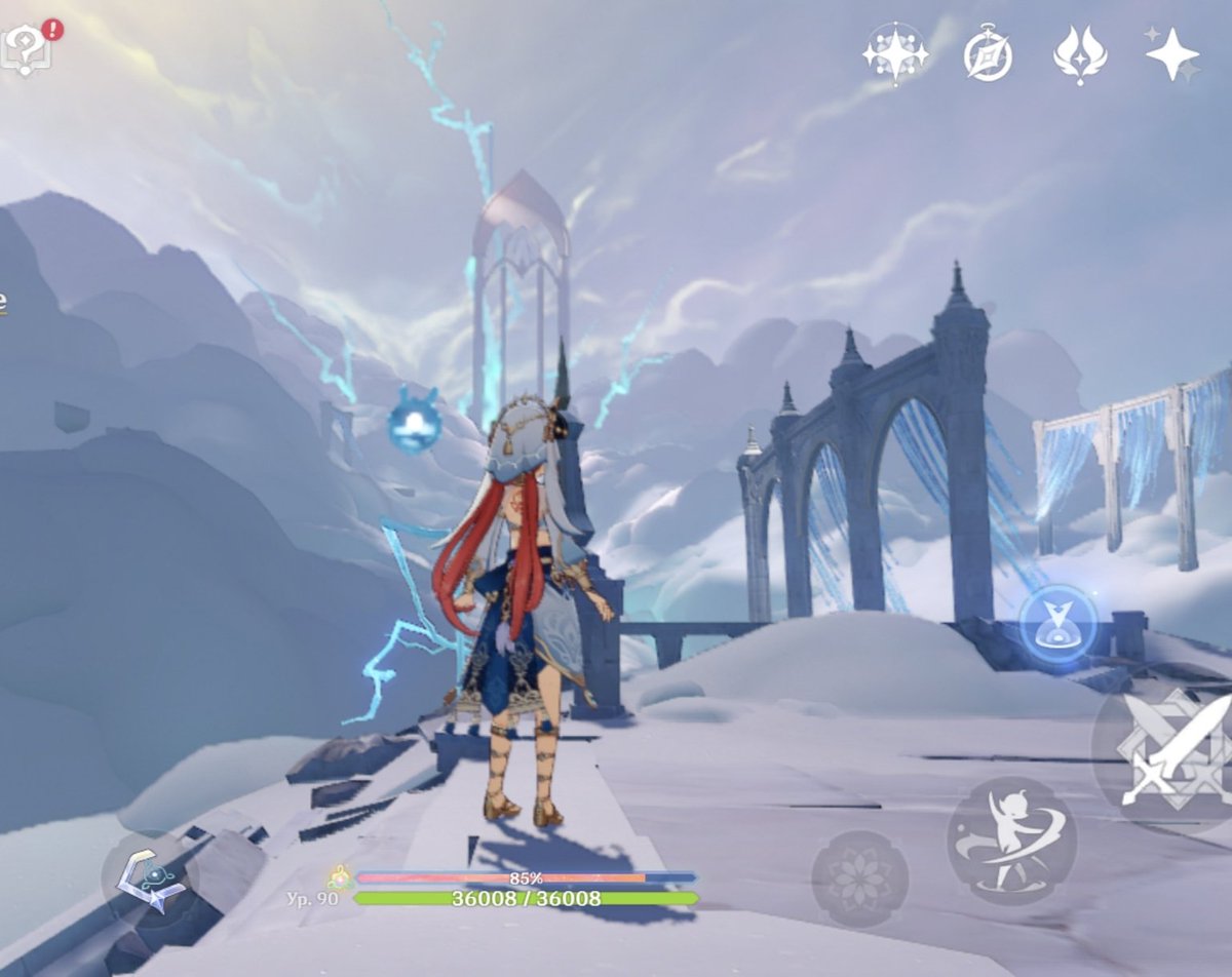 Saltiimin's tweet photo. I was high while playing genshin and thought I got to heaven gates😭😭 deadass thought snow was clouds https://t.co/7CkEUJ32fL