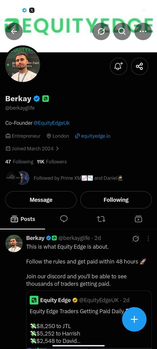 FXTH87's tweet photo. @Danieltrades @berkayglife @EquityEdgeUK @kingstonpips @deartrader__ All done 
12th march https://t.co/6GEO5irJp9