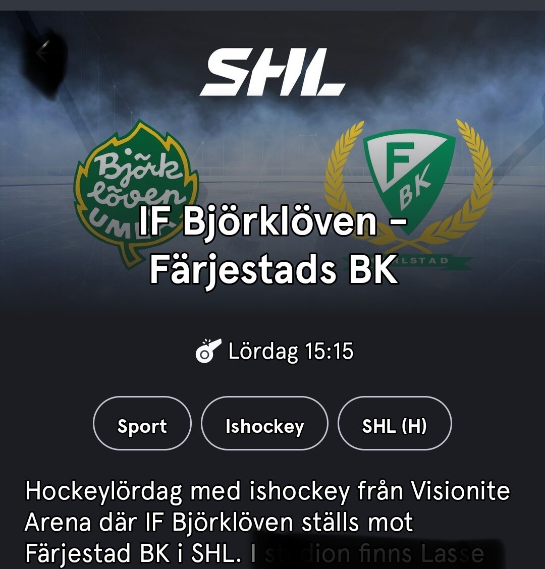 micke_mh's tweet photo. Dags för SHL: Björklöven vs Färjestad BK @farjestad_bk 15.15 . FBK-Grabbar Tillsammans För Skölden . #viärfärjestad ❤️❤️❤️❤️❤️ "Stort Hjärta, Hårt Arbete" #fbkse #MotDetElfte #SHL @farjestad_bk https://t.co/xvMLMHt2dX