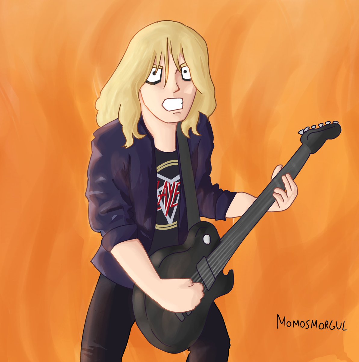 MomosVader4164's tweet photo. Jeff Hanneman from Slayer 
#metal #slayer #art #thrashㅤㅤ https://t.co/OA2AlGIqKM