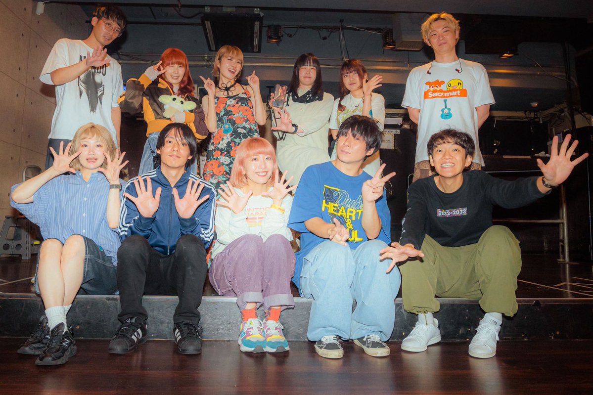 uchudan's tweet photo. Thanks!!❤️‍🔥

9/26 Spotify O-nest🥐
め組presents. めぐみズム
〜ポしなと宇宙団は仲良いらしい。え？め組の自主企画なのにアウェイってこと？！のパン祭り〜

1.銭湯
2.いつかは
3.文明鎮座
4.葛根湯
5.カンフー指南
6.Warp!!
7.Voyager

Photo by @photographerJIN

め組、ありがとう！！ https://t.co/QH5PhvuyBv