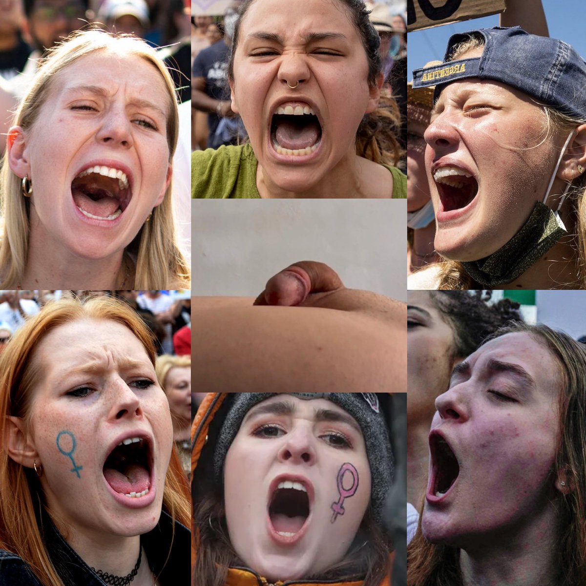 WhiteSolaire's tweet photo. A female scream to erase the white patriarchy
#feminism #patriarchy https://t.co/X2LJdz1rbK